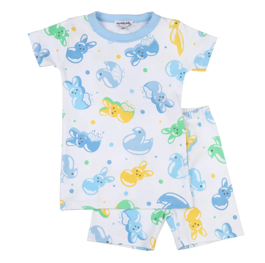Magnolia Baby Pink Peeps Shorts Pajama Set
