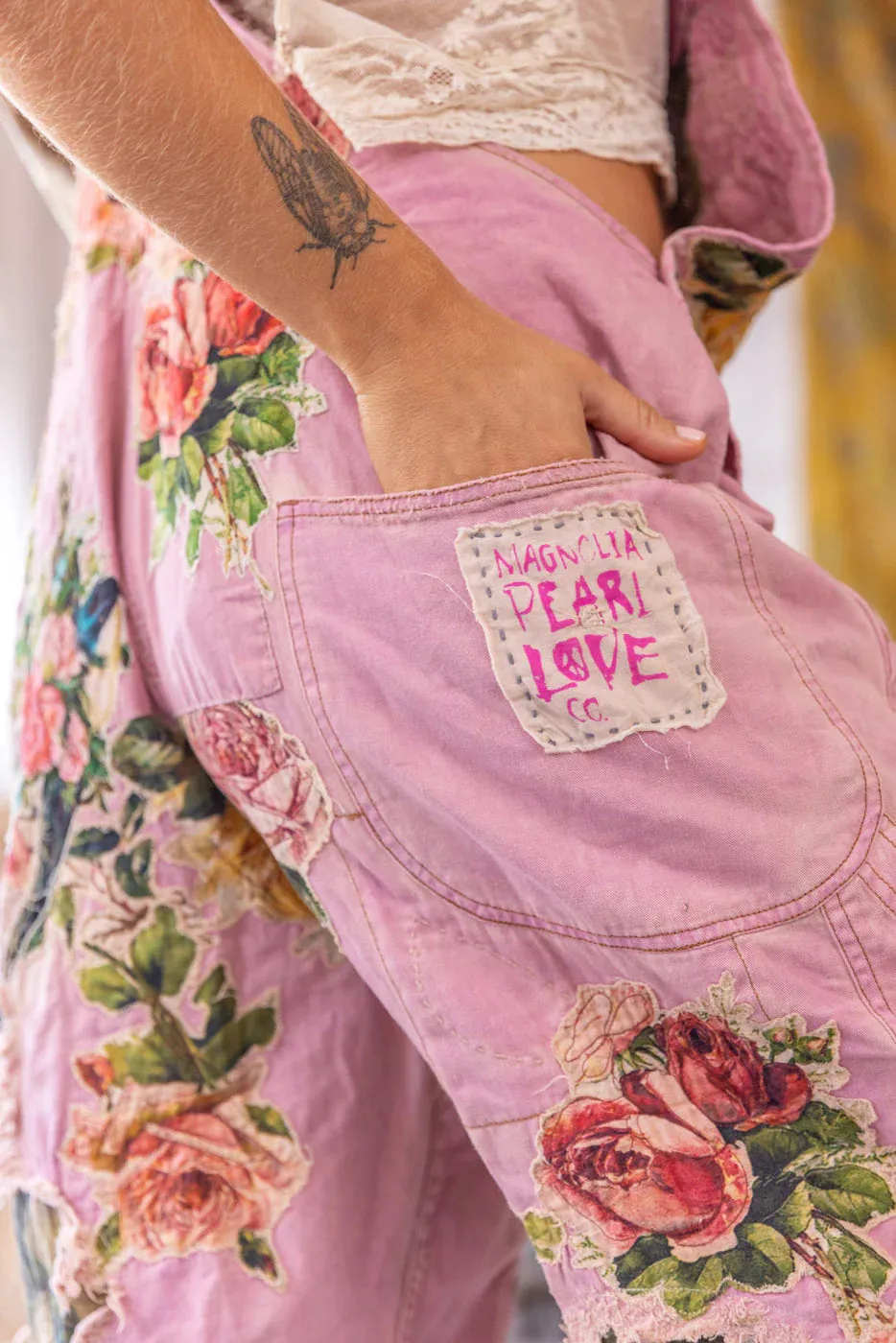 Magnolia Pearl Mother Mary Love Overalls
