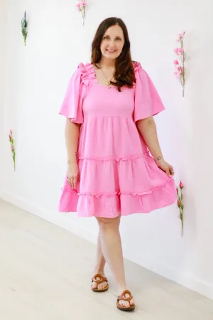 Making Memories Dress in Malibu Pink