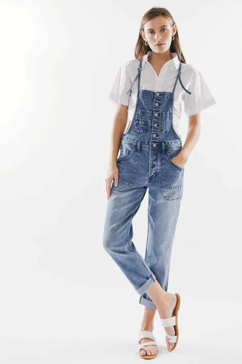 Marceline Straight Leg Overalls