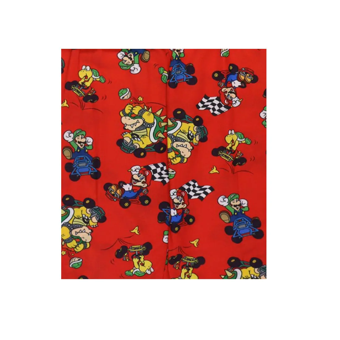Mario Kart Boys Pajamas Short Sleeve Kids PJs 3pc Set