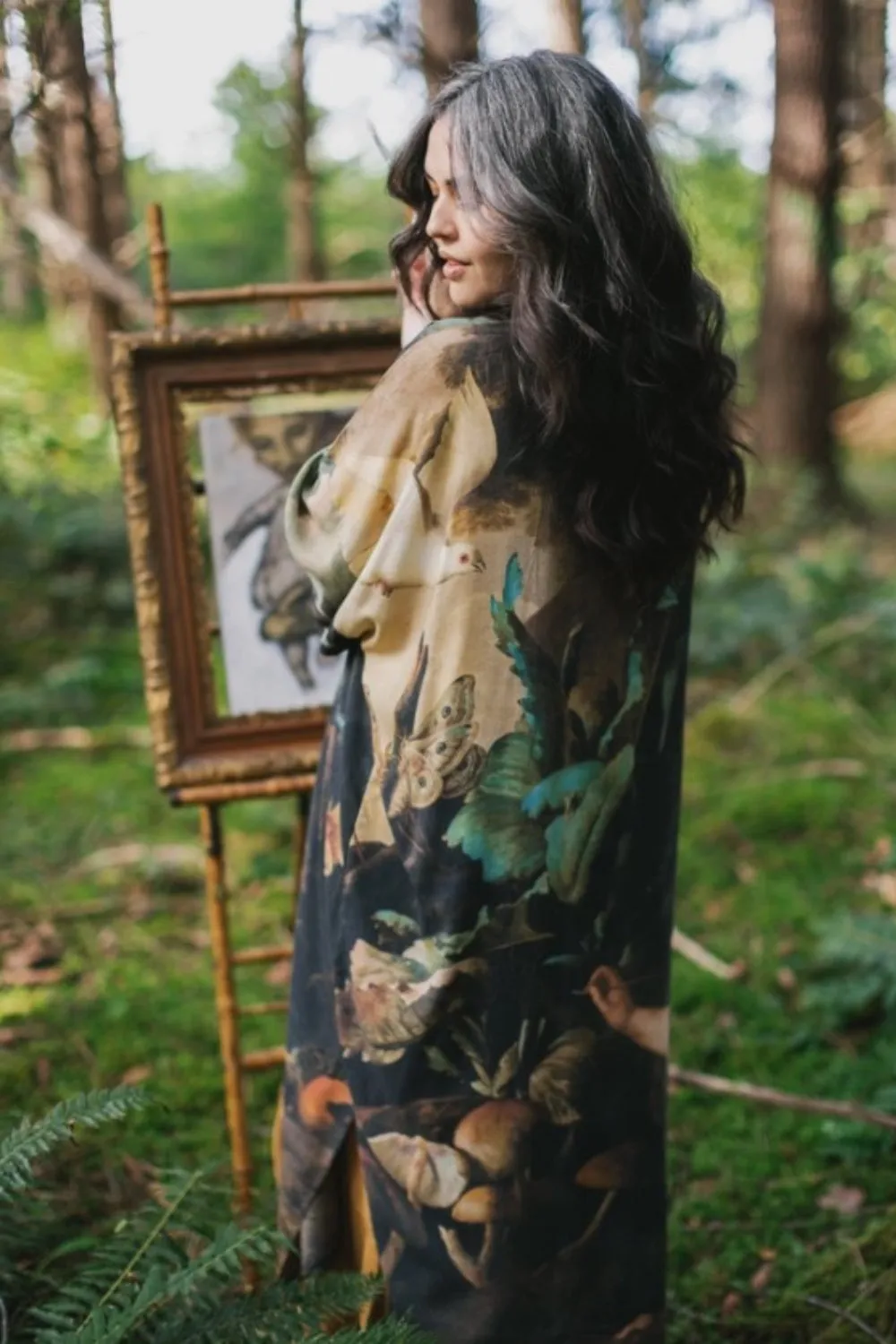 MARKET OF STARS HEARTWORK LONG KIMONO
