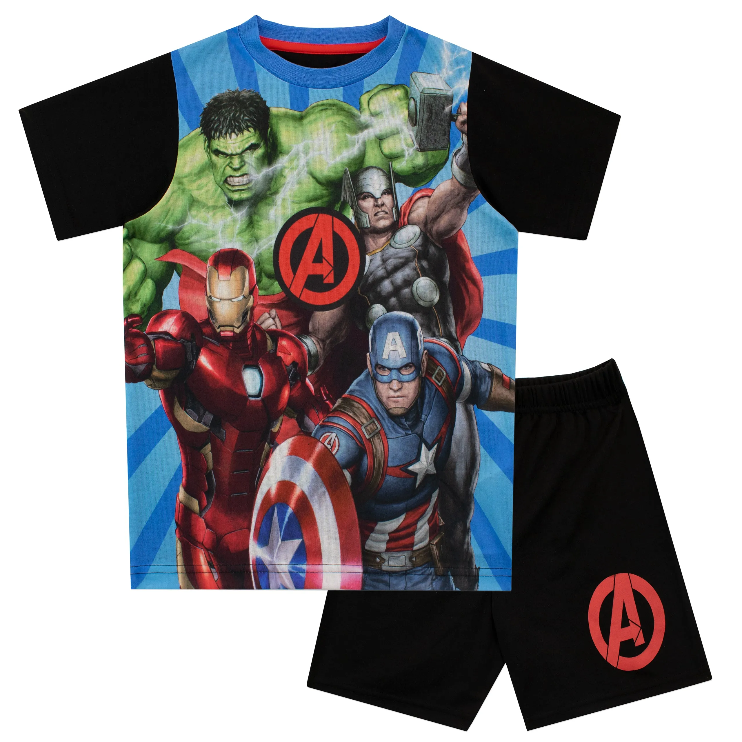 Marvel Avengers Short Pajamas