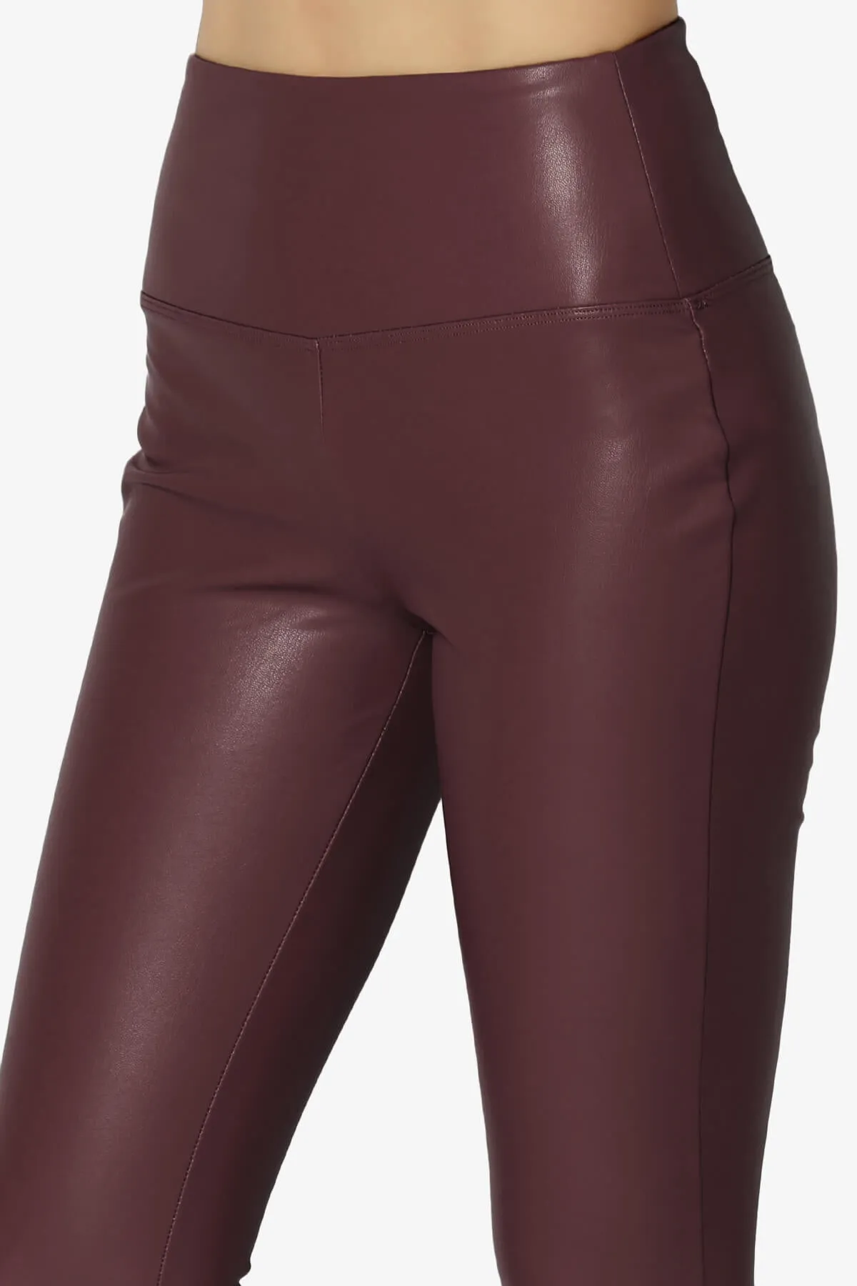 Mayari High Rise Faux Leather Leggings