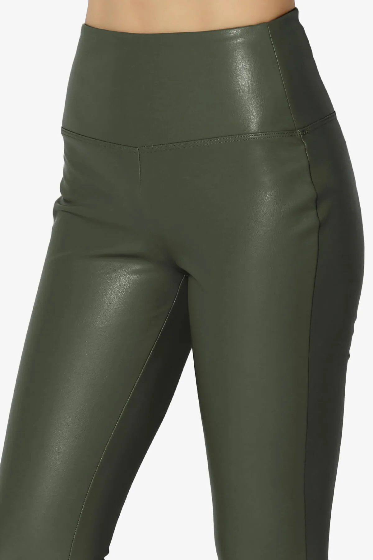 Mayari High Rise Faux Leather Leggings