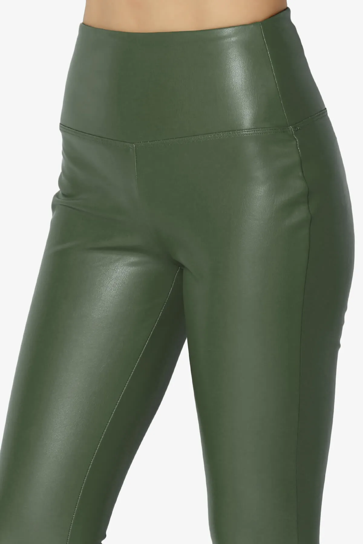 Mayari High Rise Faux Leather Leggings