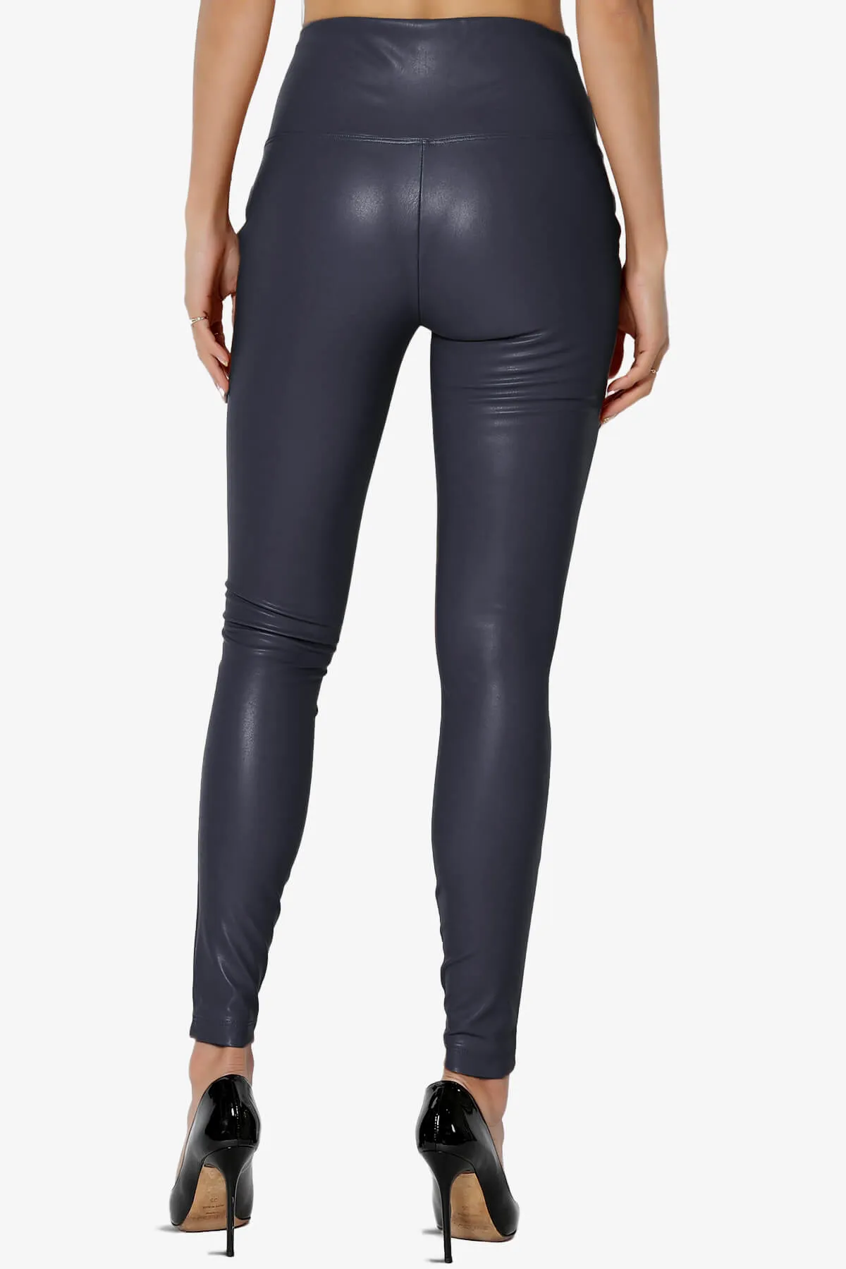 Mayari High Rise Faux Leather Leggings