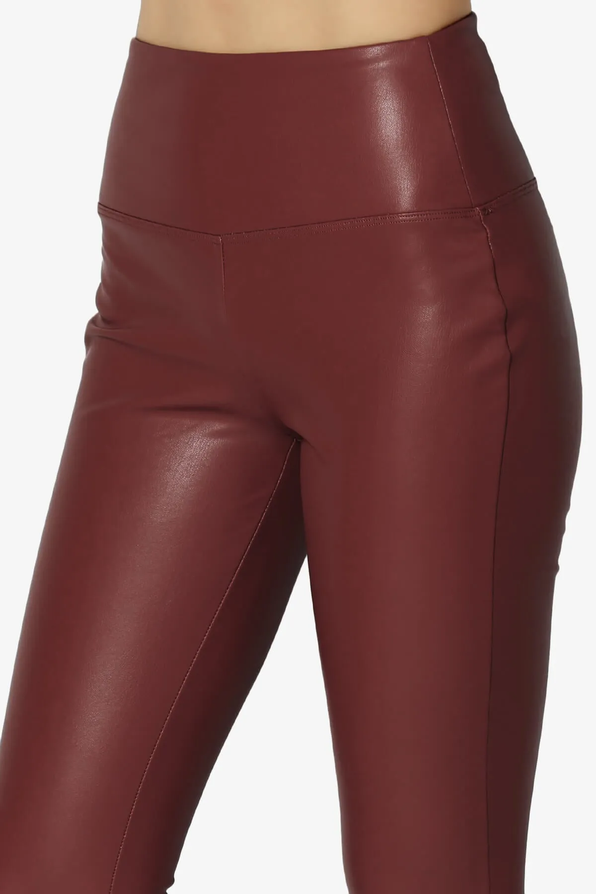 Mayari High Rise Faux Leather Leggings