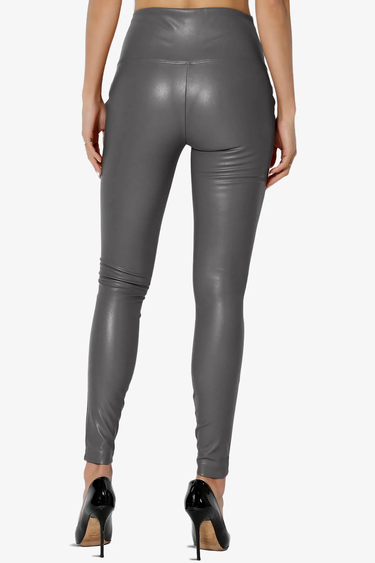 Mayari High Rise Faux Leather Leggings