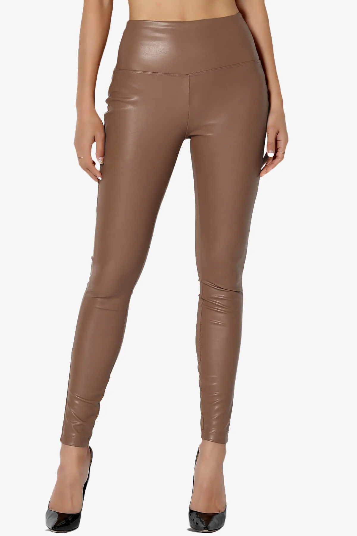 Mayari High Rise Faux Leather Leggings