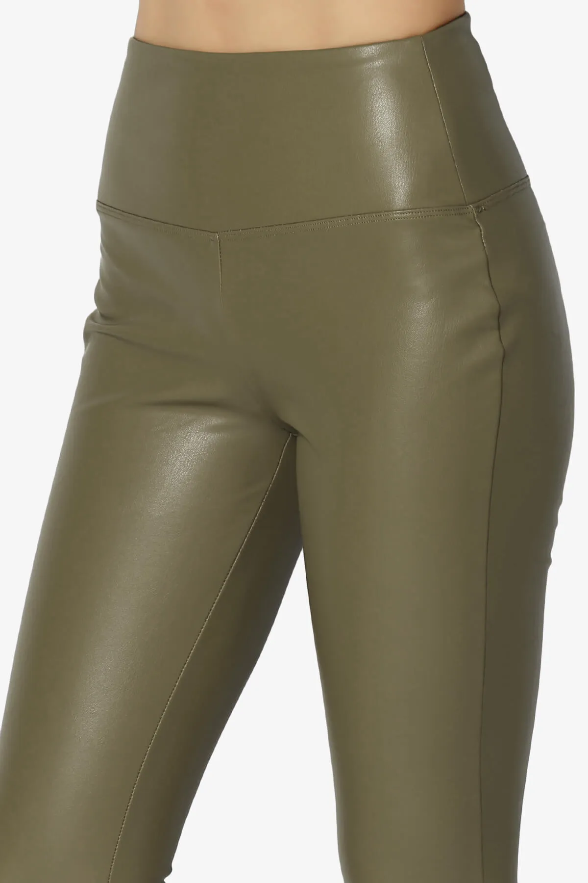 Mayari High Rise Faux Leather Leggings