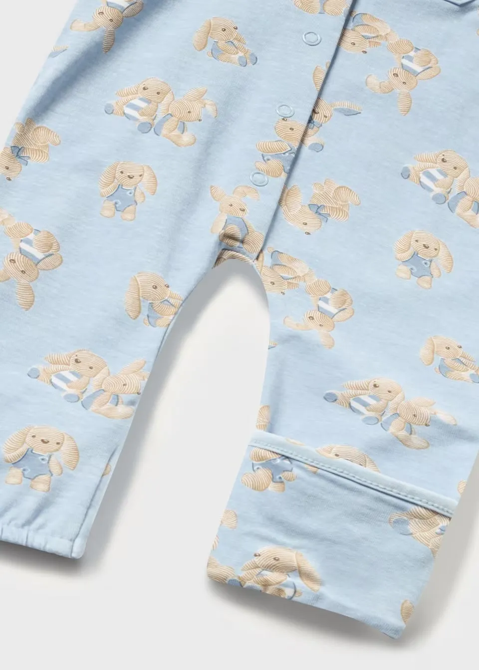 Mayoral Baby Boys Bunny Sleepsuit 1707 Blue