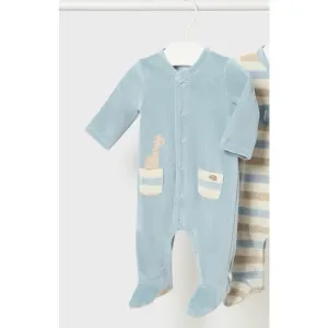 Mayoral Baby Boys Sleepsuit 2794 Stripe Pockets