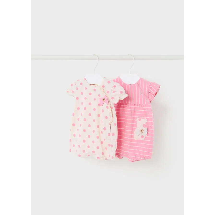 Mayoral Nectar Print Rompers