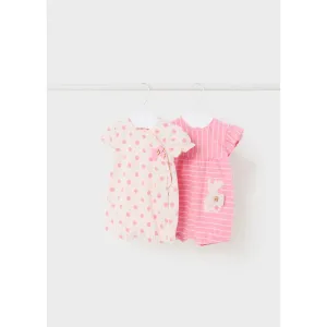 Mayoral Nectar Print Rompers