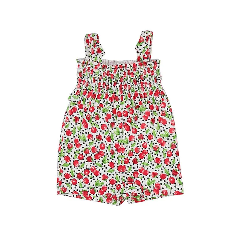 MAYORAL - Strawberry Jumpsuit - Red