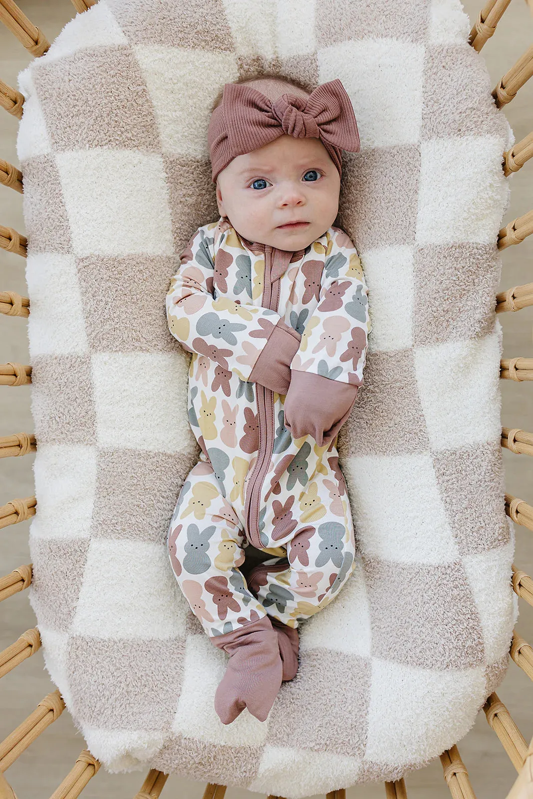 Mebie Baby  Bamboo Easter Bunny Zipper Sleeper