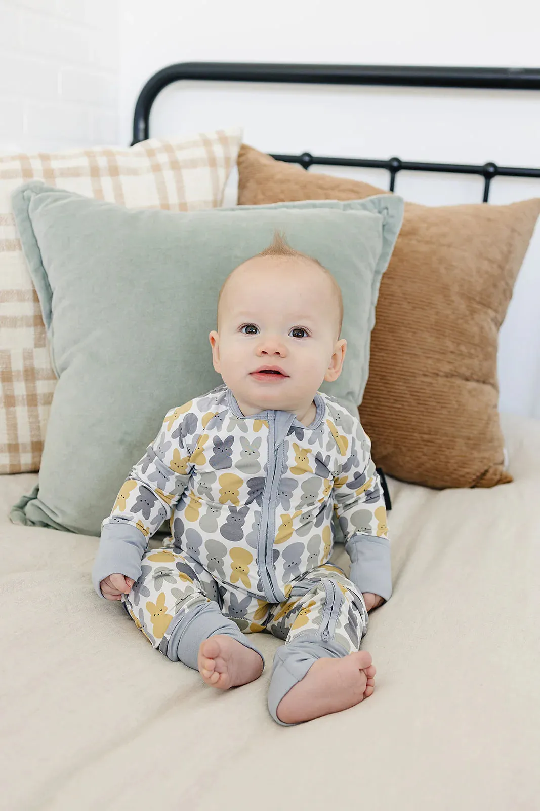 Mebie Baby  Bamboo Easter Bunny Zipper Sleeper