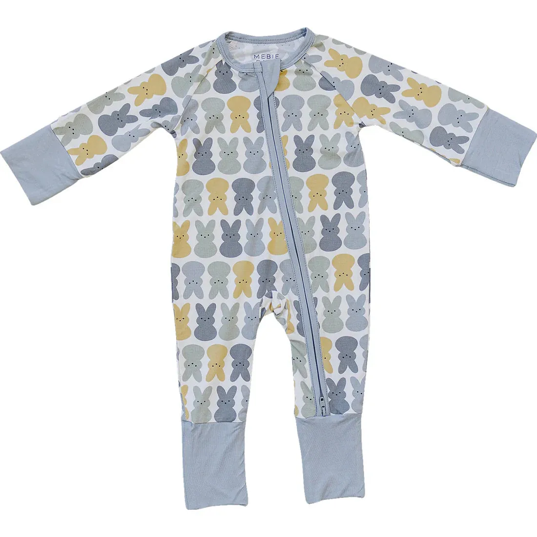 Mebie Baby  Bamboo Easter Bunny Zipper Sleeper