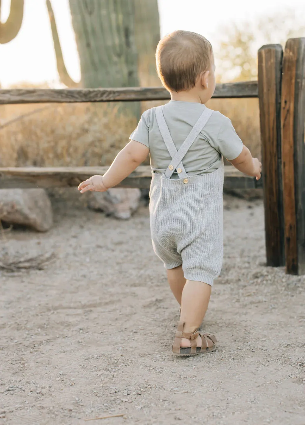 Mebie Baby Pocket Knit Overalls