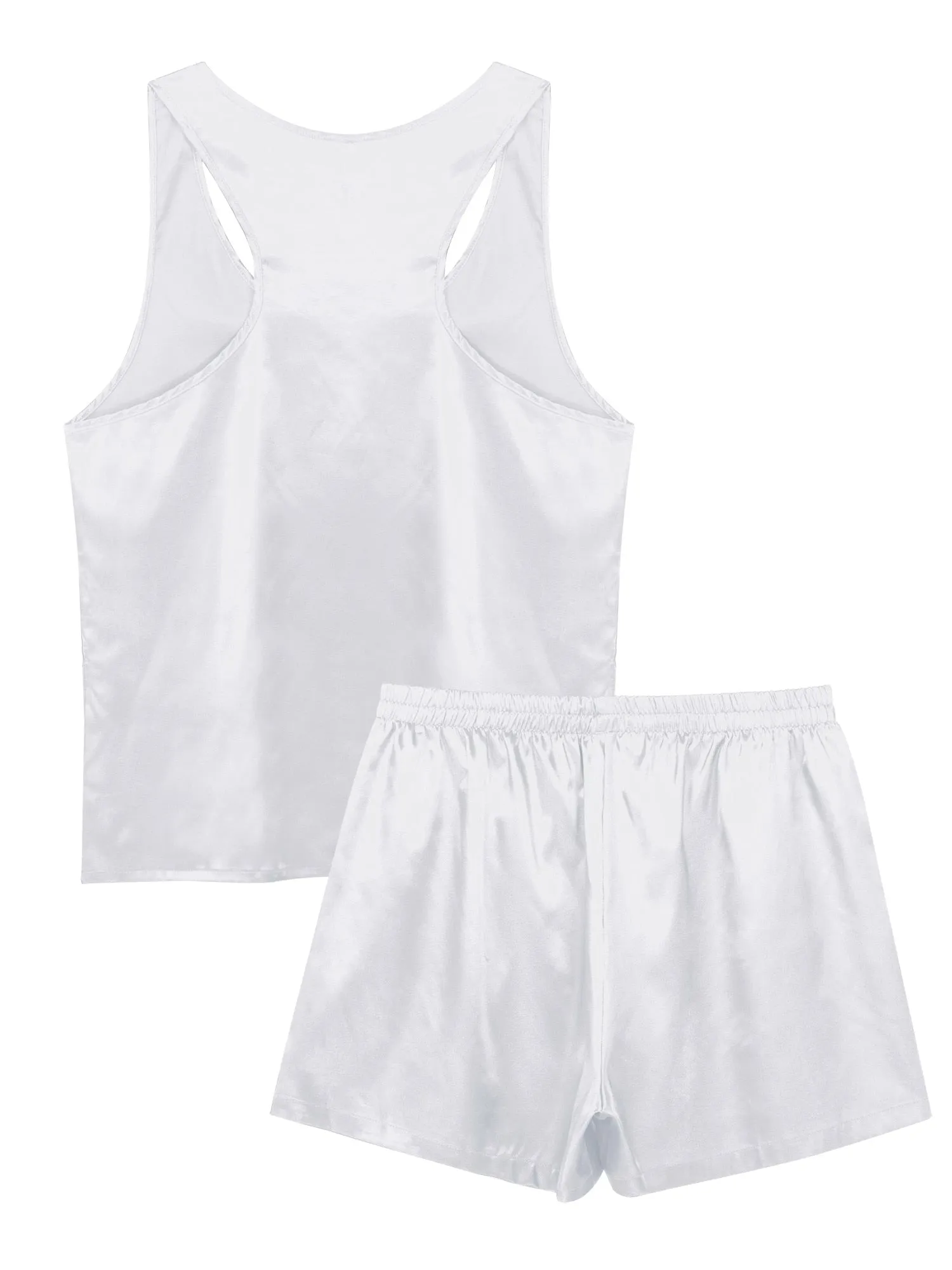 Men Satin Pyjamas Set