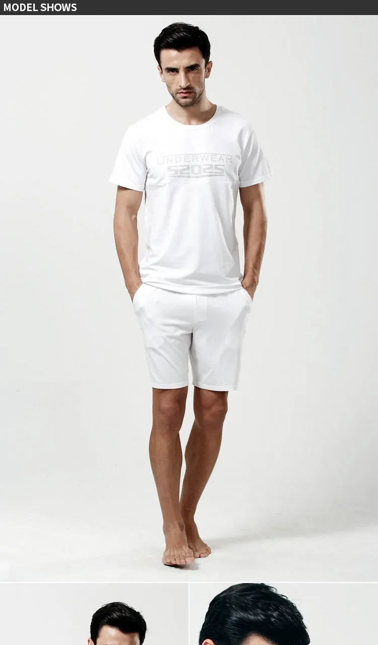 Men Sleepwear Comfortable Lounge Pyjama Set
