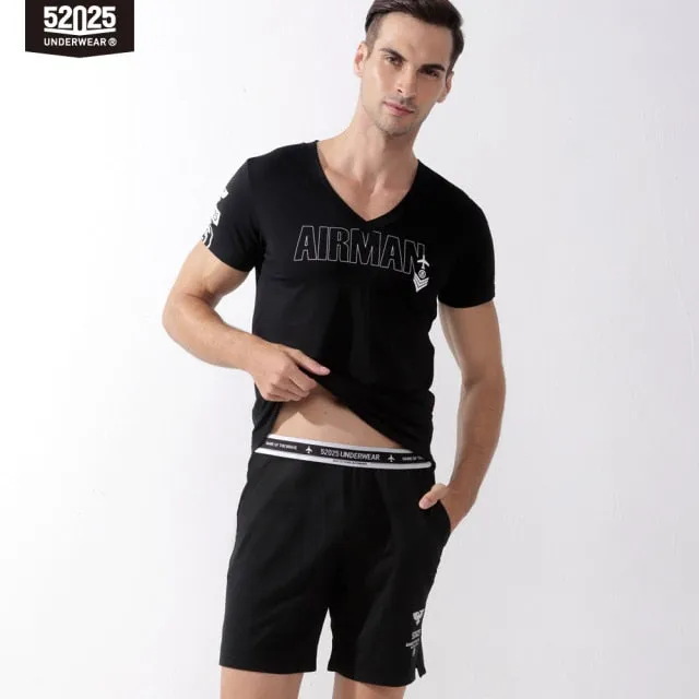 Men Sleepwear Comfortable Lounge Pyjama Set