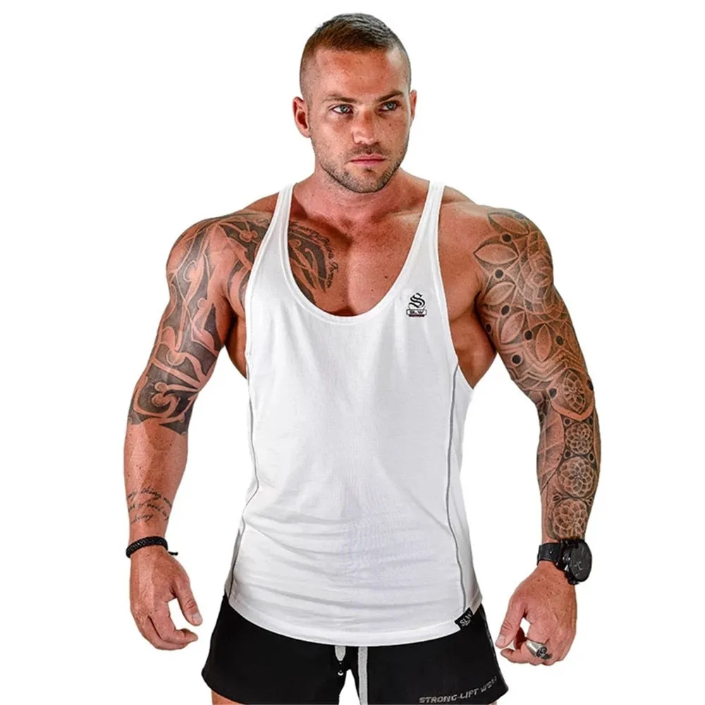 Men's Cotton Bodybuilding Tank top
