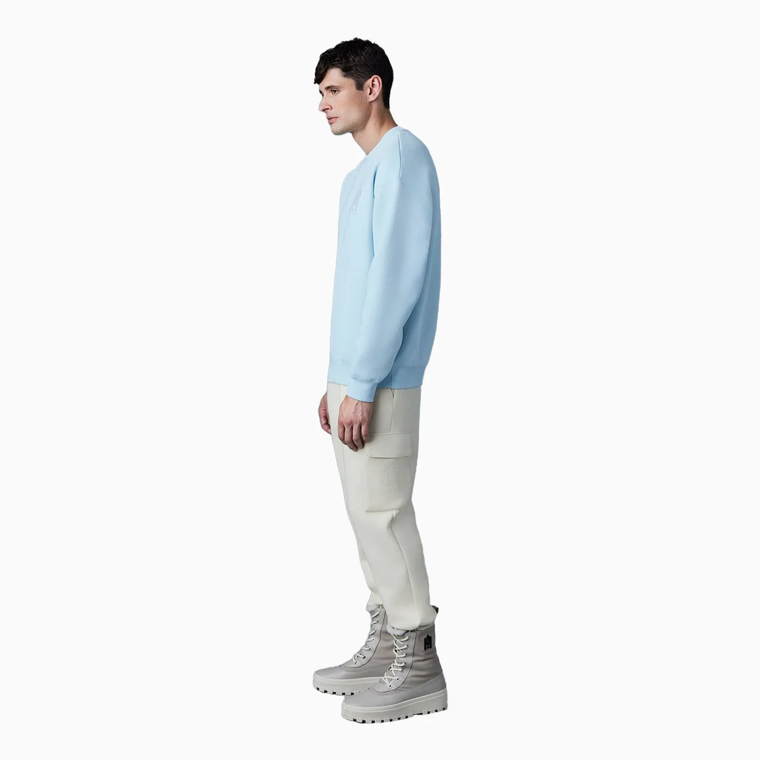 Men's MAX-VT Double Face Jersey Sweatshirt With Embroidered Logo