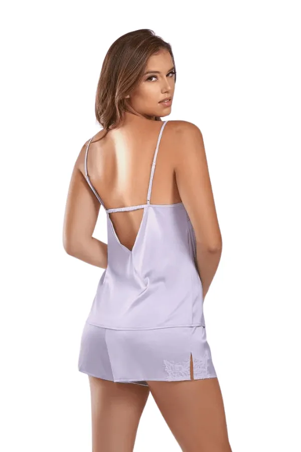 Mia Cami Shorts Set - Lilac