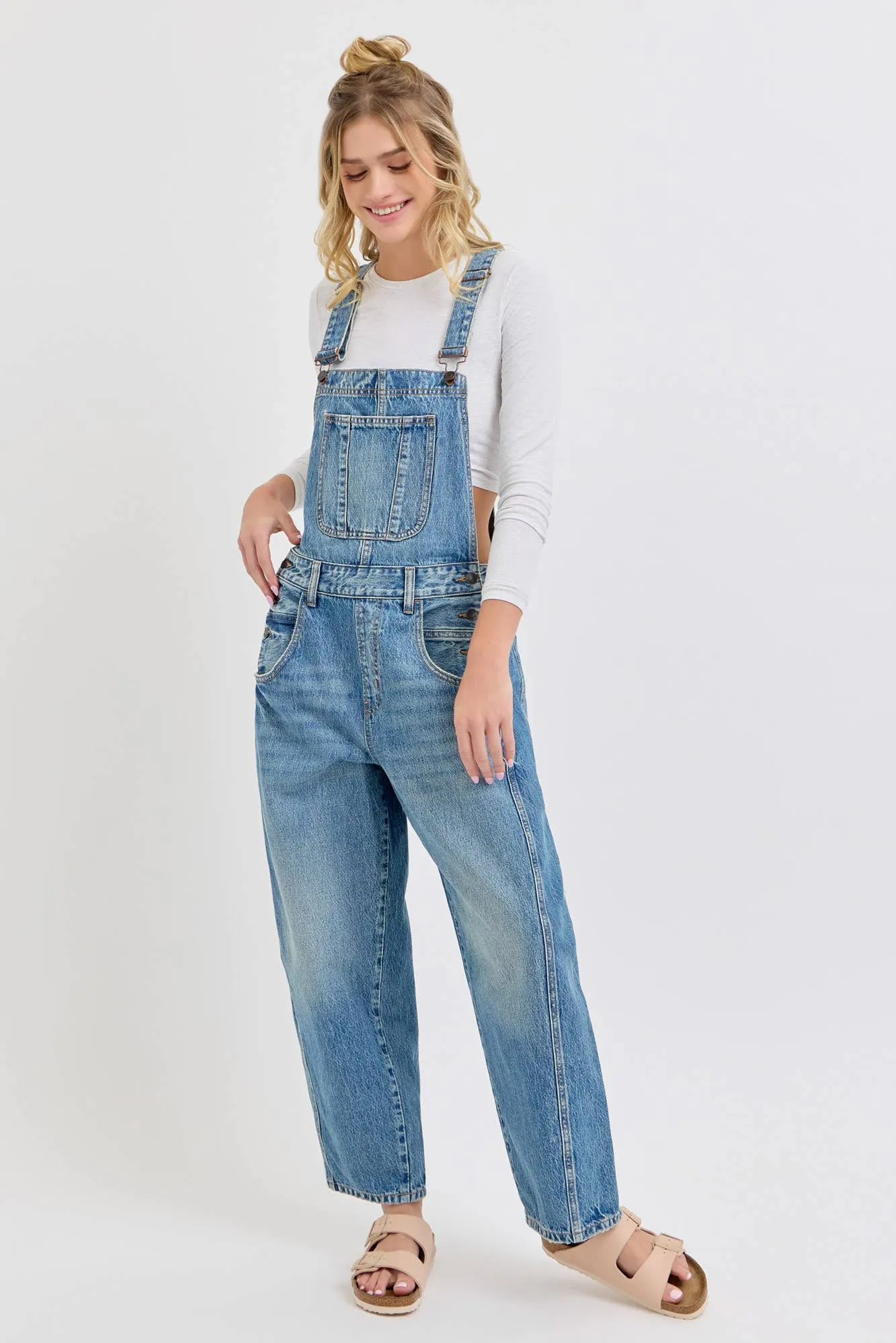 Mid Waisted Barrel Cello Overalls
