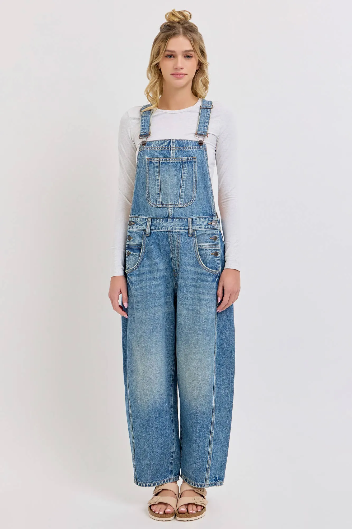 Mid Waisted Barrel Cello Overalls