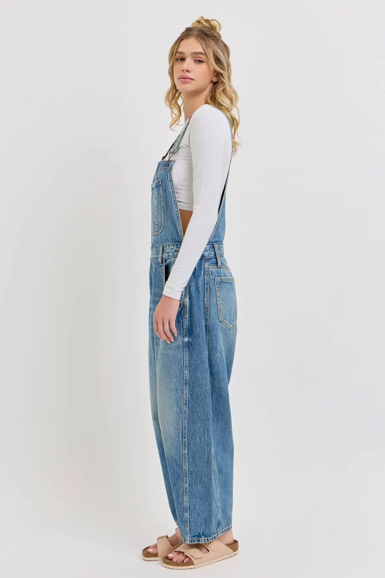 Mid Waisted Barrel Cello Overalls