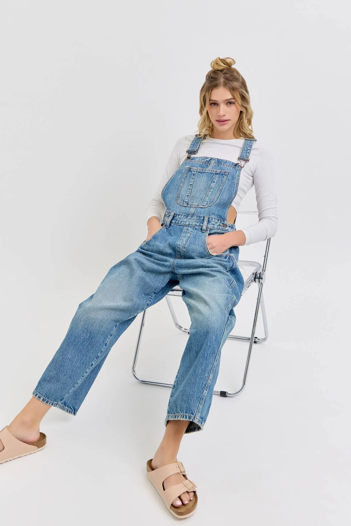 Mid Waisted Barrel Cello Overalls