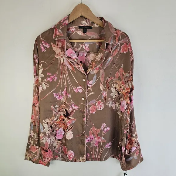 Midnight Bakery  Lovefest Satin Pajama Set Size Small