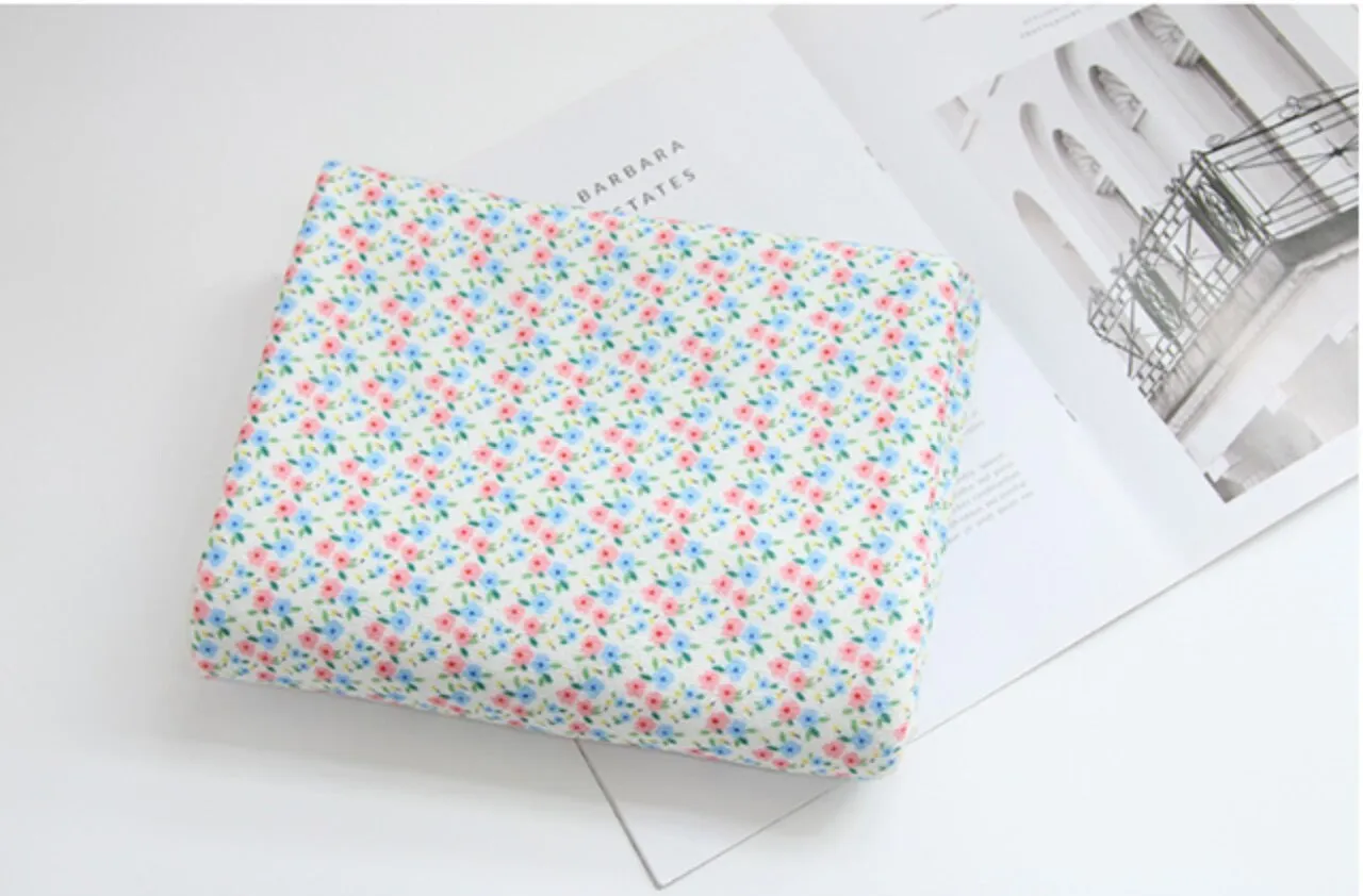 Mini Flowers Polyester Knit Fabric - In 6 Colors- 57 Inches Wide - By the Yard / 54506