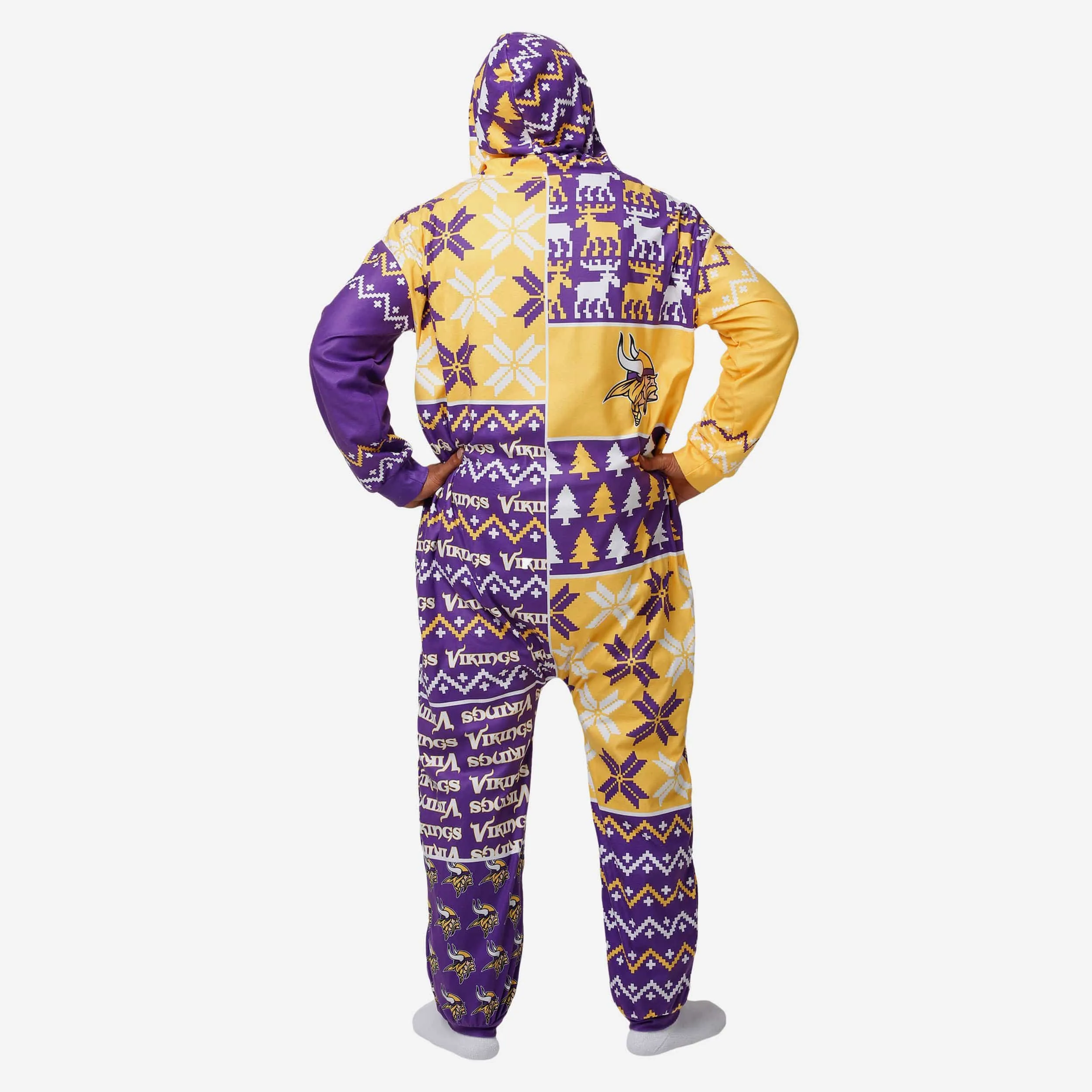 Minnesota Vikings Busy Block One Piece Pajamas