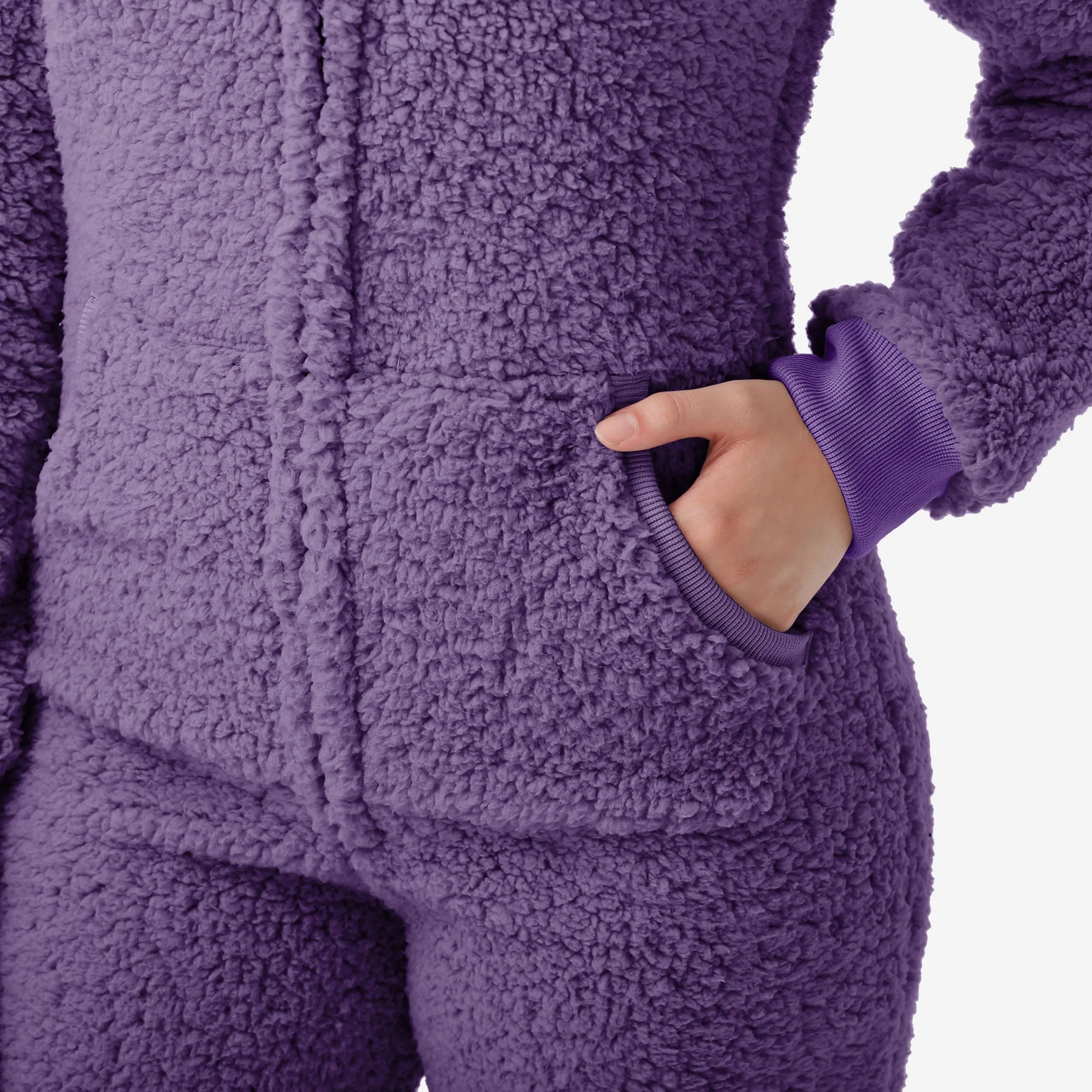 Minnesota Vikings Womens Sherpa One Piece Pajamas