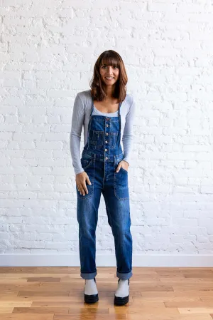 Miou Muse Baby Doll Denim Overalls