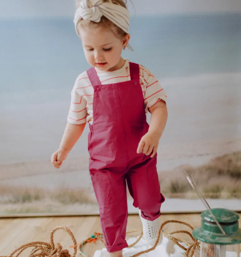 MISFIT ITEM - The Parker Khaki Overalls - Pink - BABY // Size 9-12 months