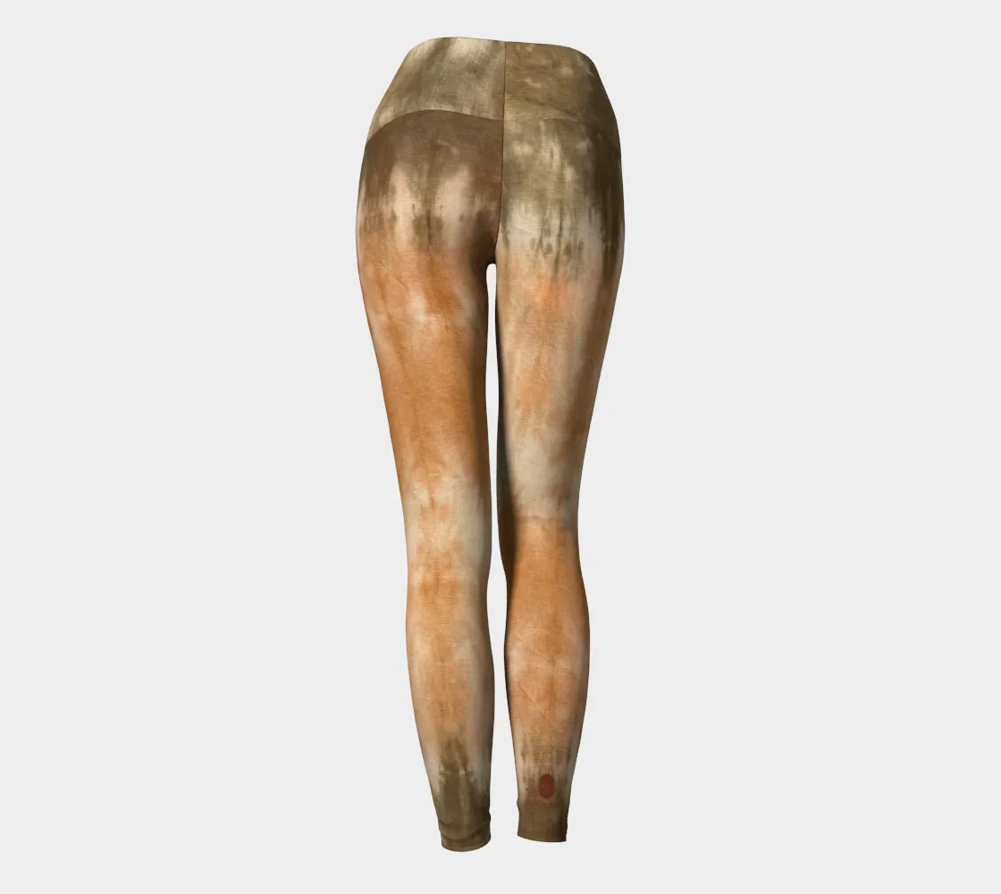 Moss and Sand Tie Dye Leggings