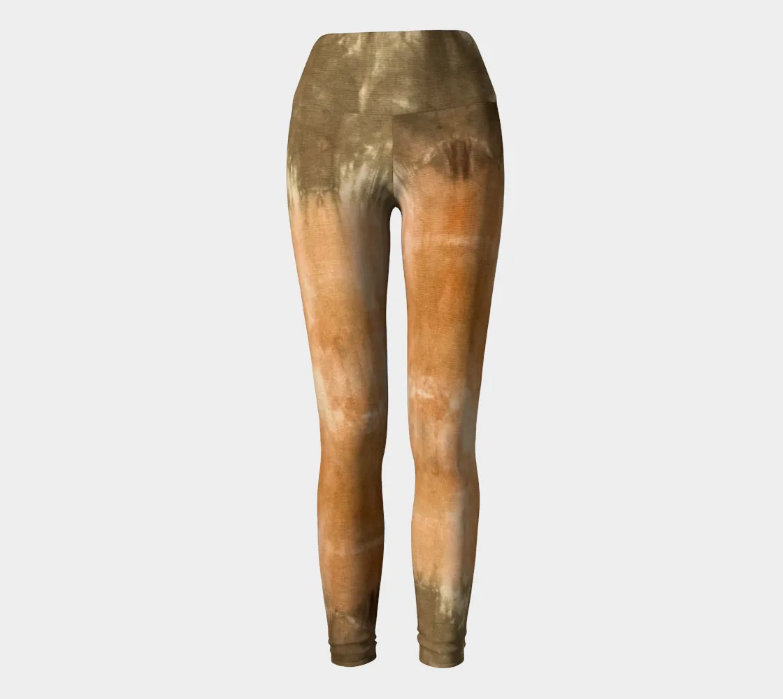 Moss and Sand Tie Dye Leggings