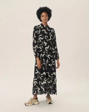 MSCH Kelsey Maxi Dress in Birch Stroke