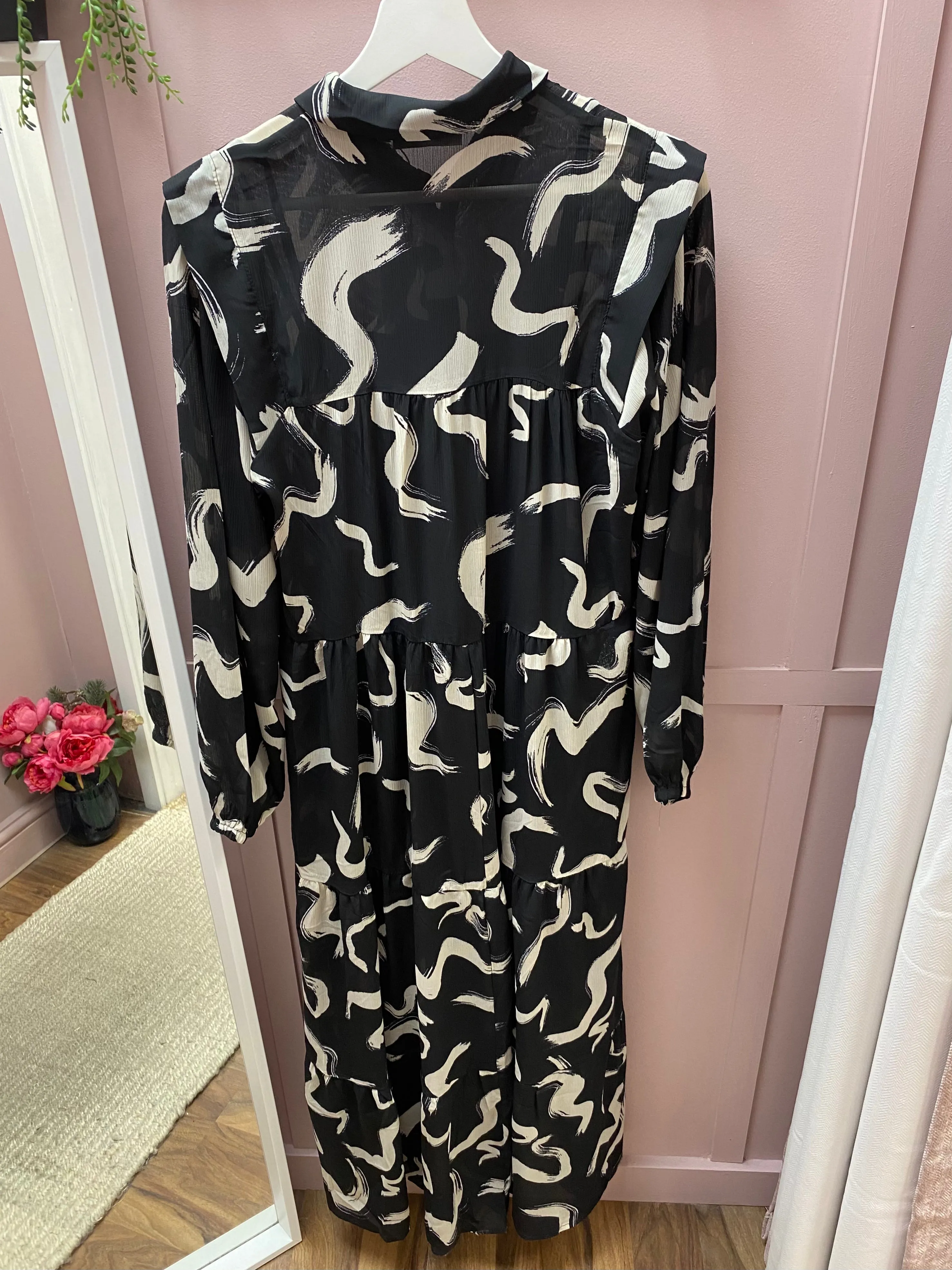 MSCH Kelsey Maxi Dress in Birch Stroke