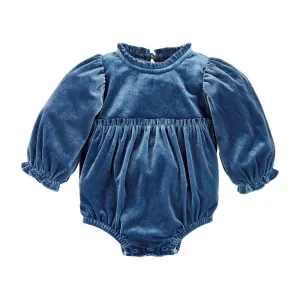 Mud Pie Blue Velvet Bubble