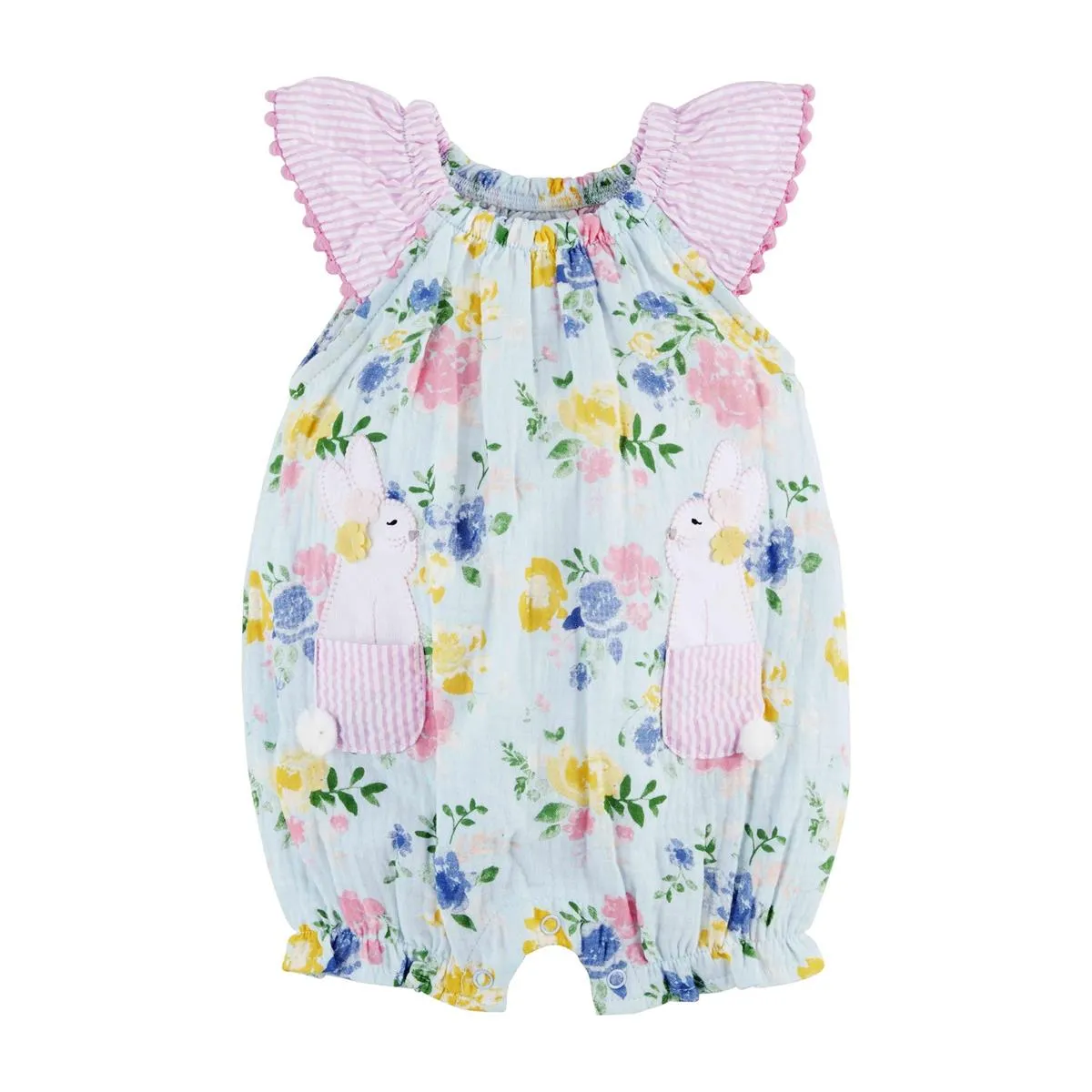 Mud Pie Floral Bunny Bubble