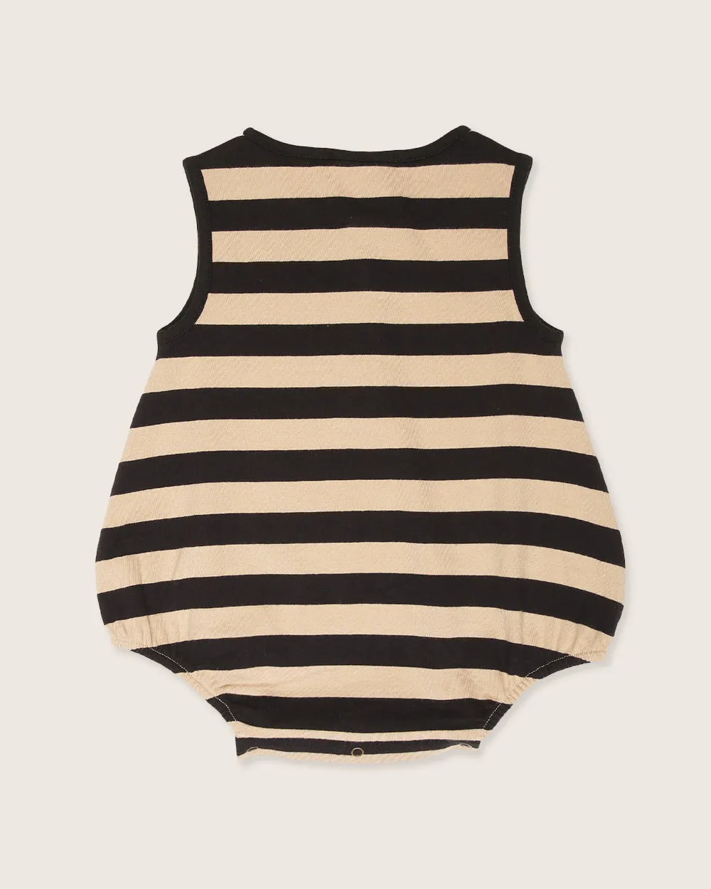 Multicolour Wide Stripe Print Romper