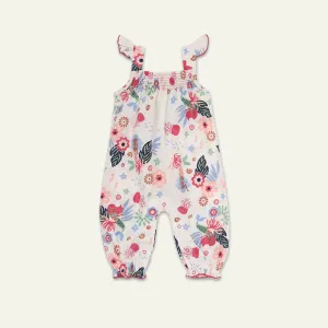 Multicoloured Mermaid Print Romper