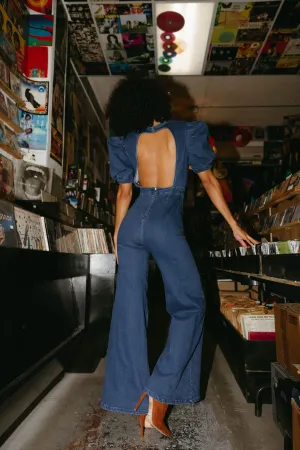 My Love is Like Whoa Denim Jumpsuit