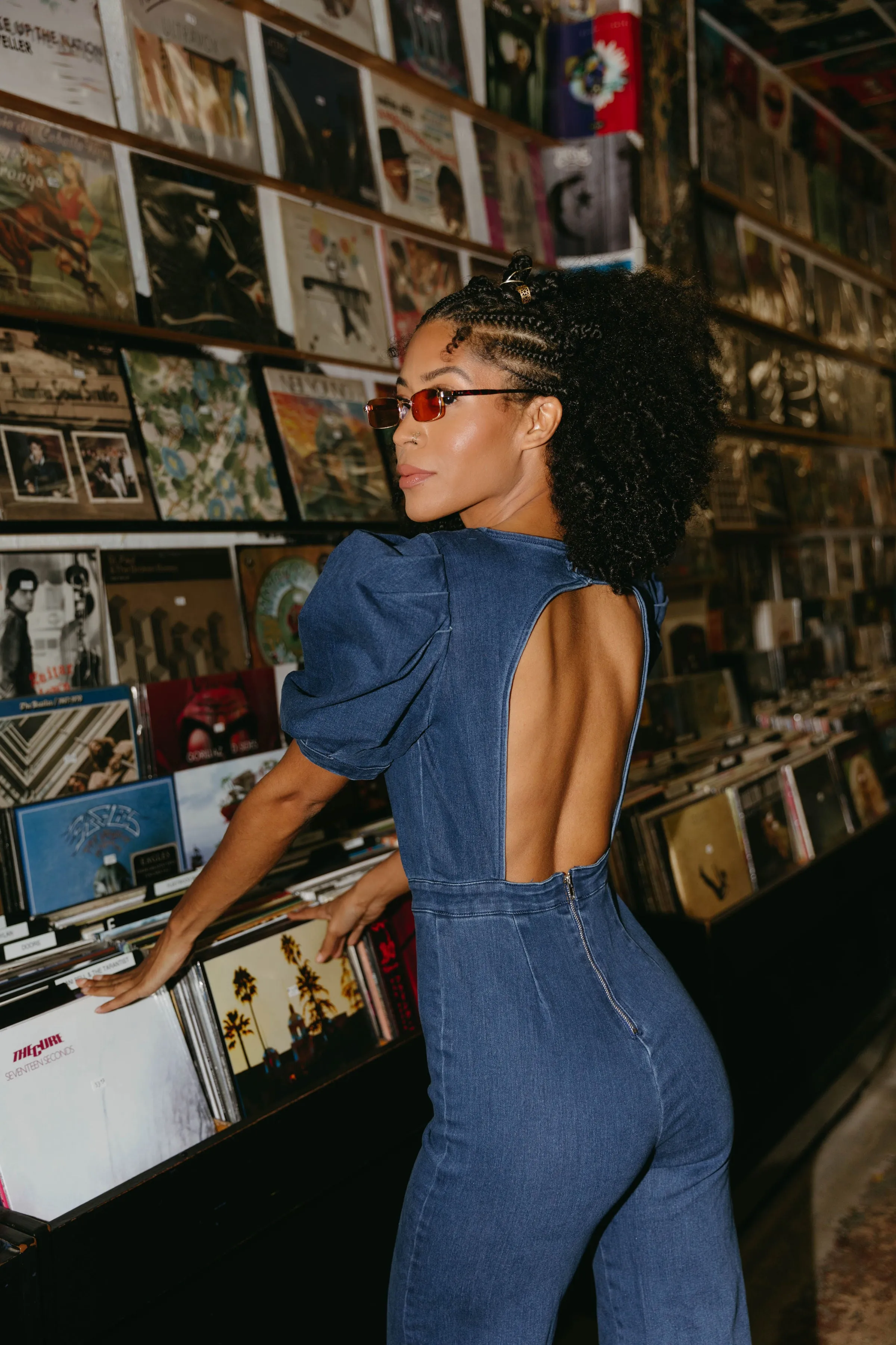 My Love is Like Whoa Denim Jumpsuit